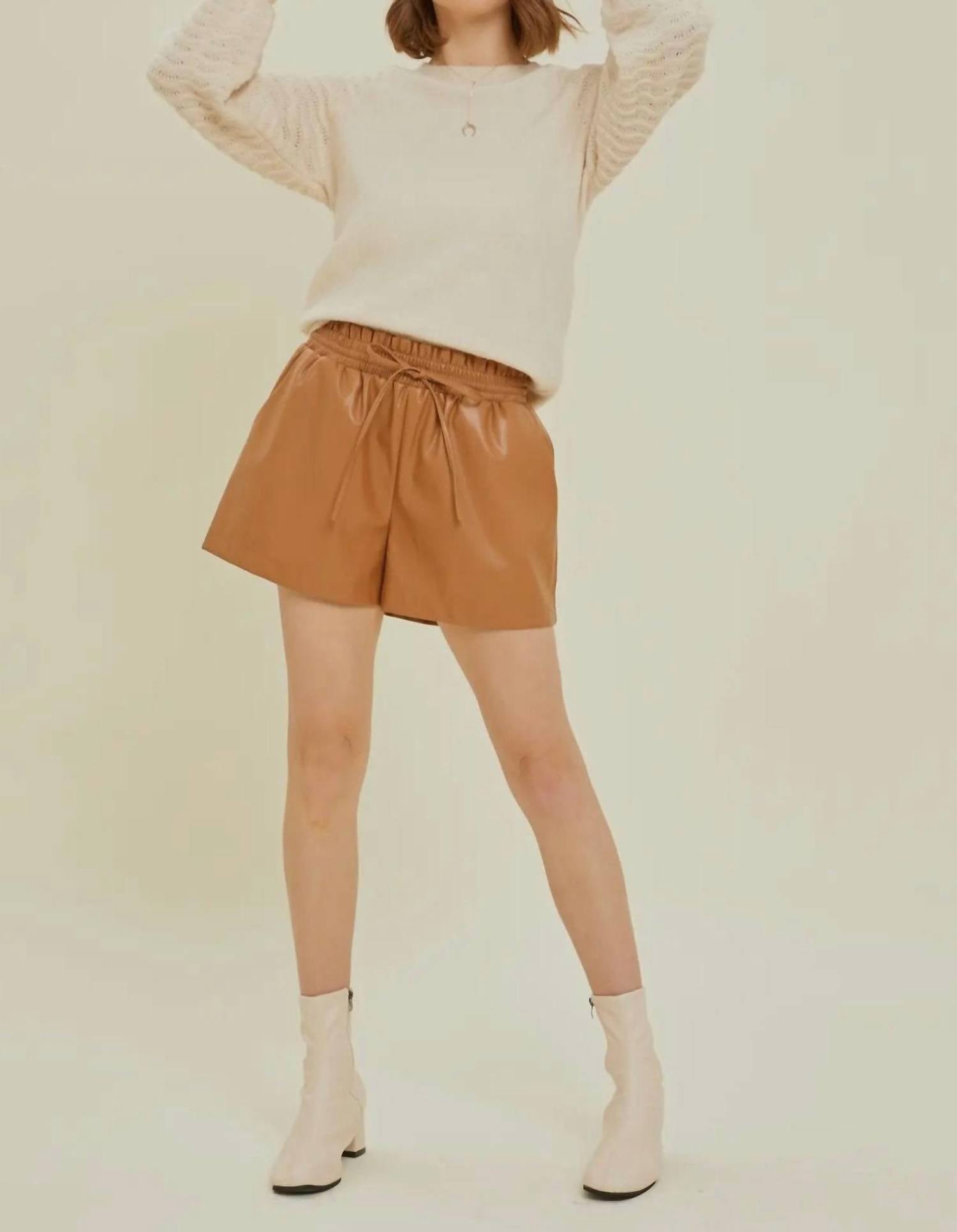 Sixty One - Harper Leather Shorts