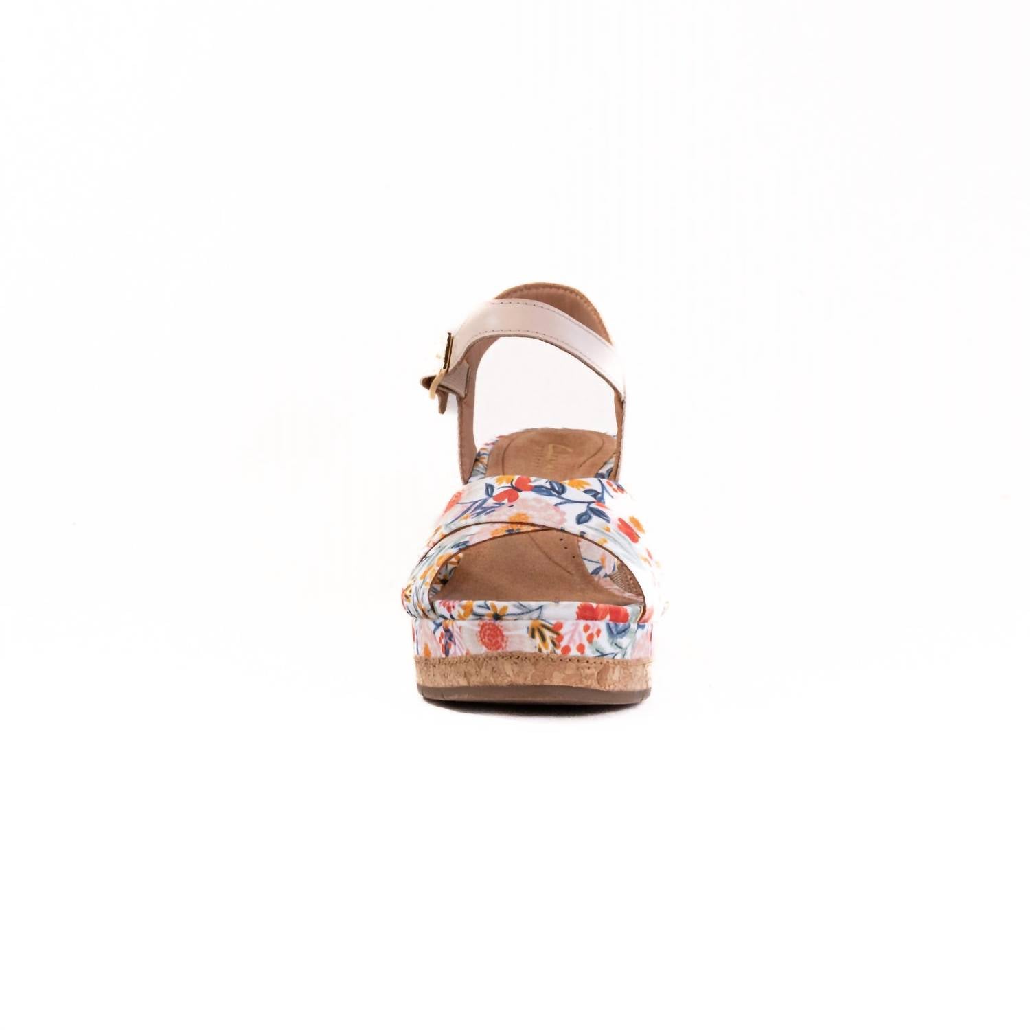 Clarks - Women's Chicly Floral Wedge Sandal