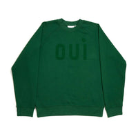 Clare V. - Flocked Oui Sweatshirt