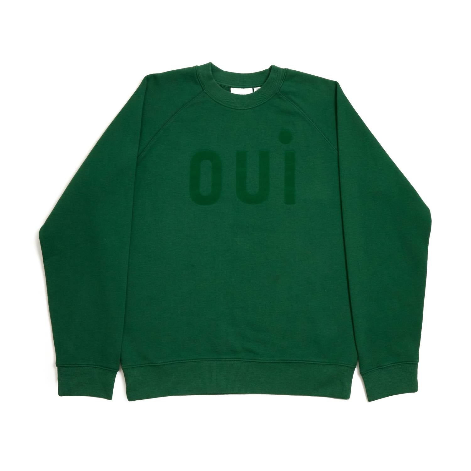 Clare V. - Flocked Oui Sweatshirt