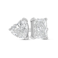 Diana M Jewels - Women's Radiant & Heart Lab-Grown Diamond Fashion Ring (15.00 Ct) - Grand