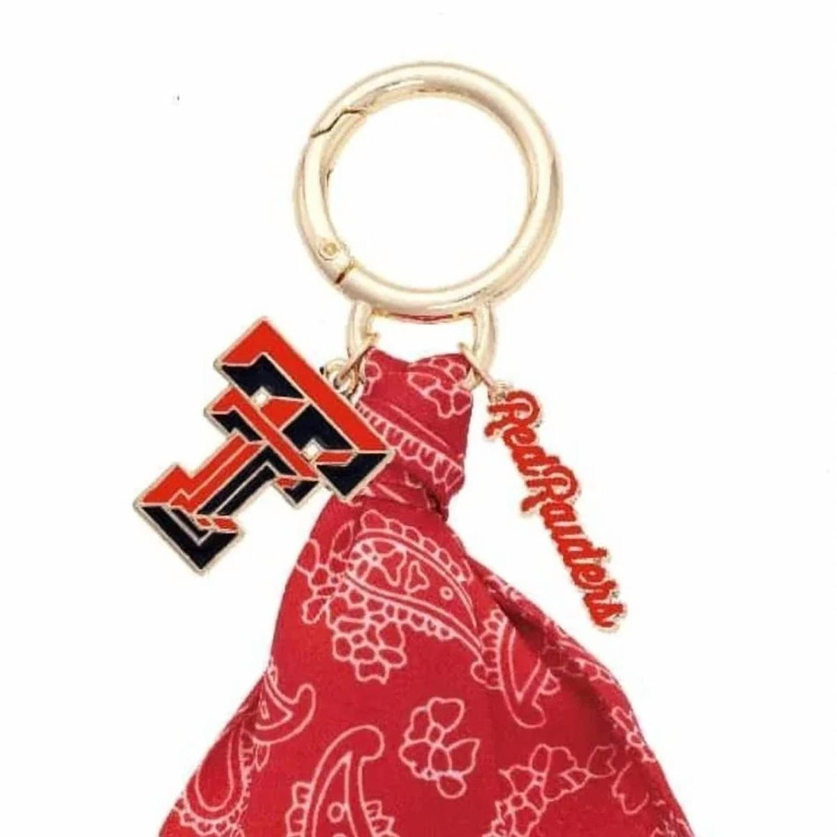 Canvas Style - Women's Texas Tech Raiders Bandana Bag Charm