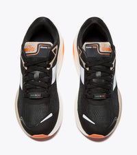 diadora Unisex Atomo Star Shoe in black white humus - men's shoe - detail view