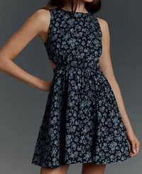 English Factory - Sleeveless Cutout Mini Dress