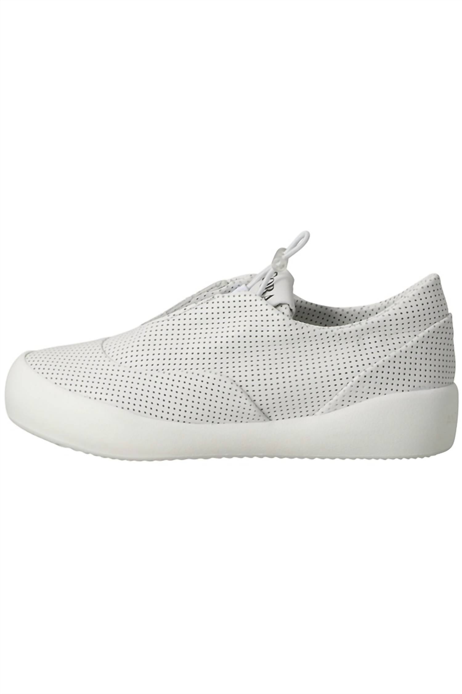Andia Fora - Women's Leather Mesh Slip on Sneaker