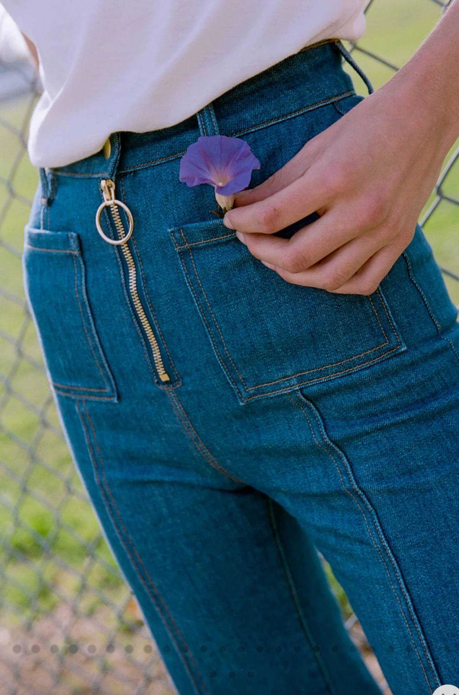 Stoned Immaculate - Bardot High Waisted Bells Jeans