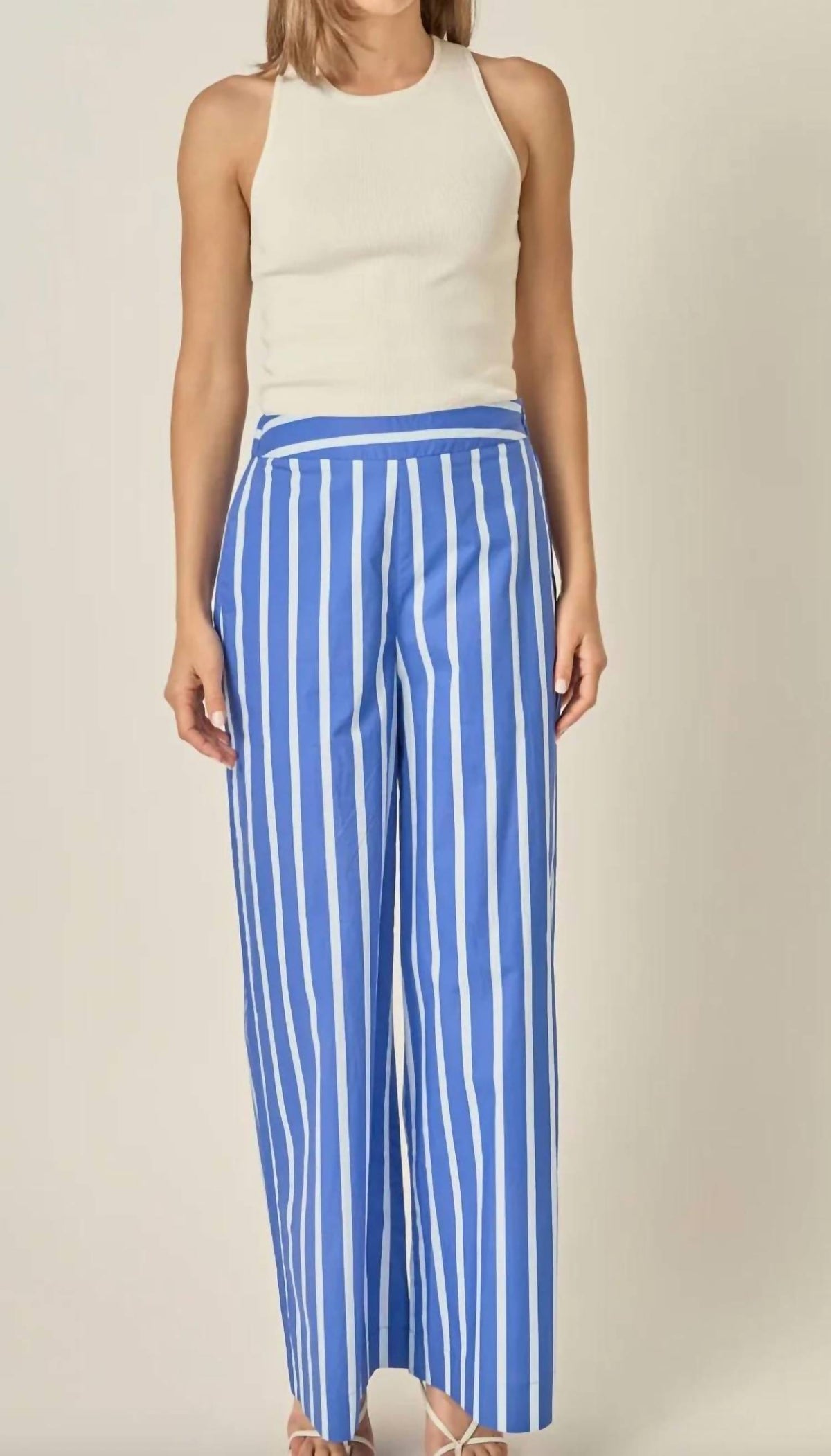 English Factory - Stripe Wide Leg Pants