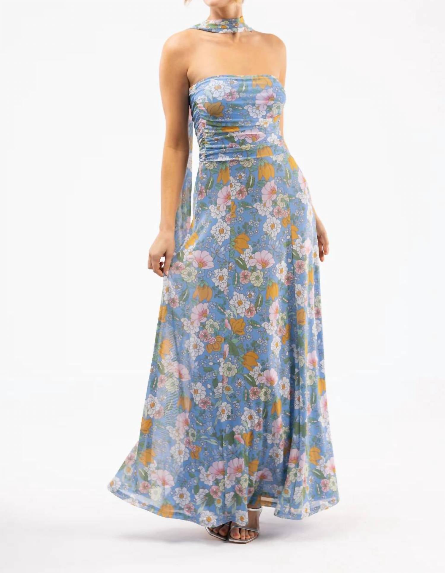 Smith & Quinn - The Esme Strapless Semi-sheer Maxi Dress