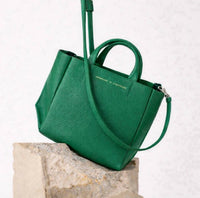 Ampersand As Apostrophe - Women's Micro Tote Leather Bag