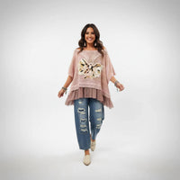 A Rare Bird - Starburst Songbird Throwover Blouse