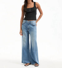 Veronica Beard - Kasey Mid Rise Wide-leg Jean