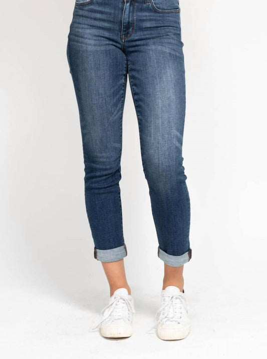 Judy Blue - Cuffed Slim Fit Jeans