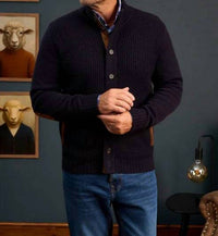 Alan Paine - Men's Duchally Waffle Knit Jacket
