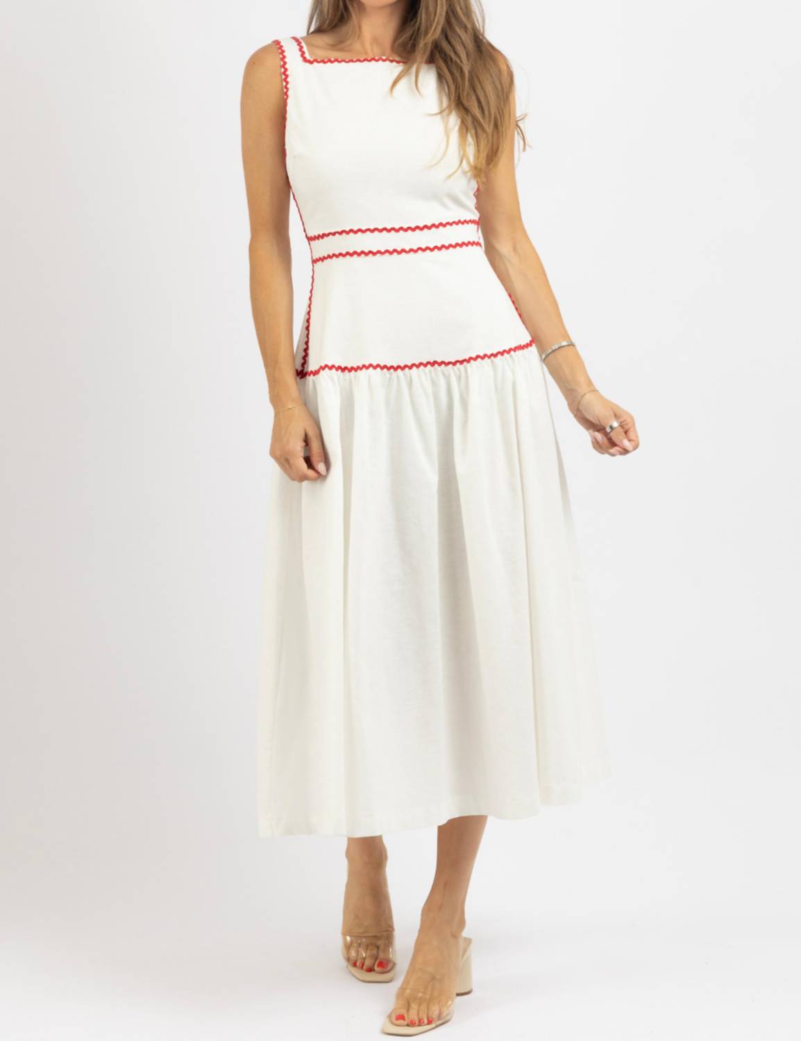Mable - Mona Trim Midi Dress