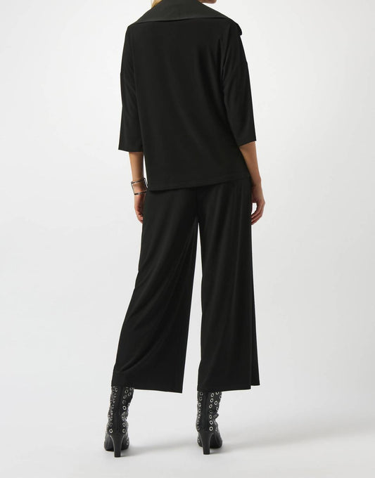Joseph Ribkoff - Silky Knit And Memory Knit Culotte Jumpsuit
