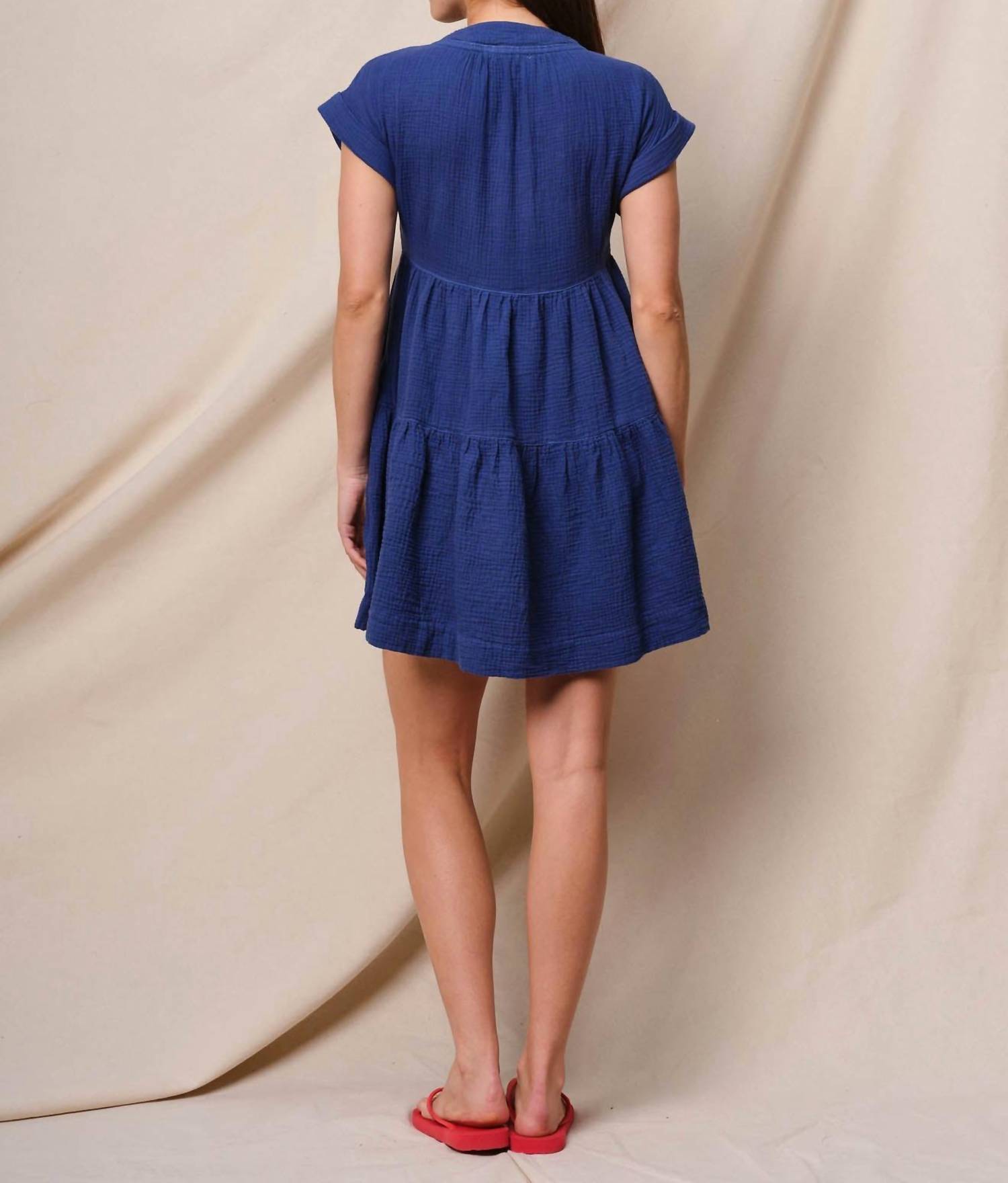 Sundry - Gauze Tiered Dress