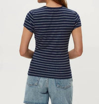 Michael Stars - Joy Ultra Rib Stripe Crew Tee