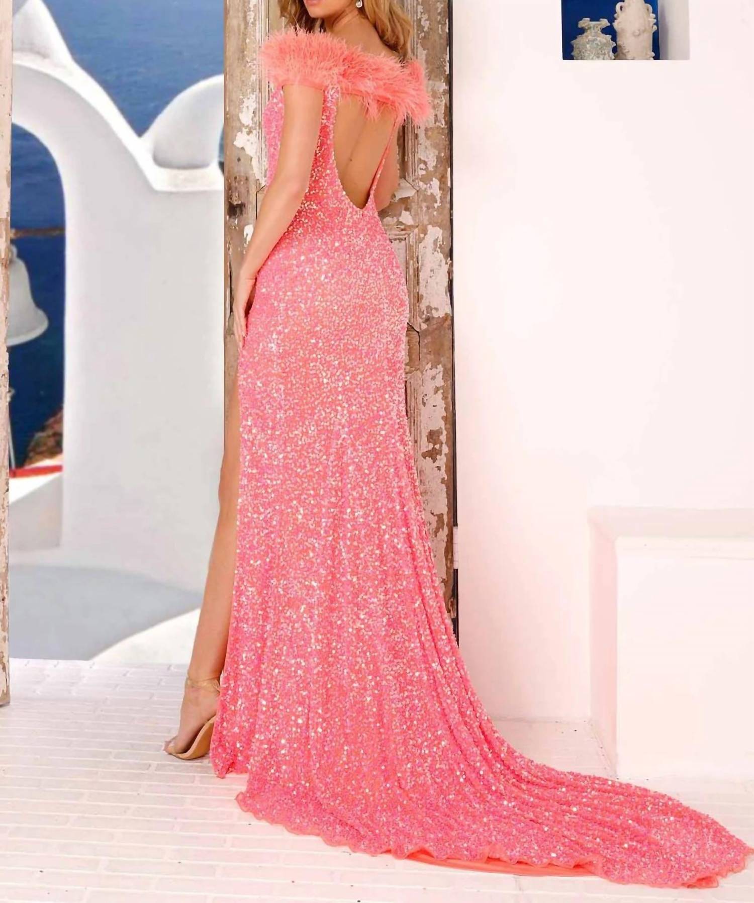 Aleta - Classic Elegance Off The Shoulder Prom Dress
