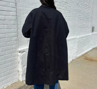 Palto Terme Trench Coat in black - women's jacket - detail view