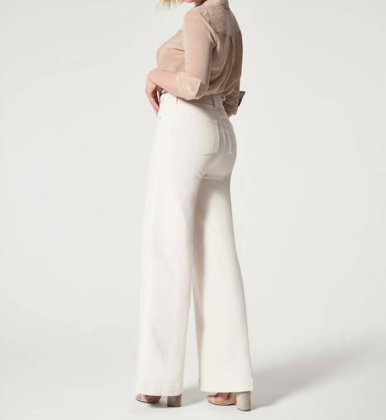 Spanx - Seamed Front Wide Leg Jeans