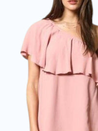 By Together - One Shoulder Ruffle Dress