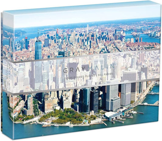 Chronicle Books - GRAY MALIN NEW YORK CITY 500 PIECE DOUBLE SIDED PUZZLE