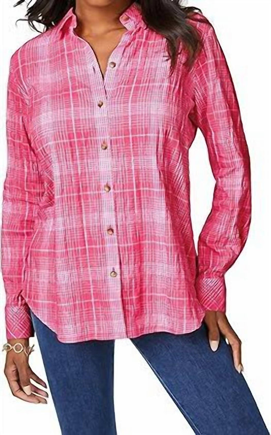 Foxcroft - Women's Rhea Plaid Perfection Long Sleeve Shirt