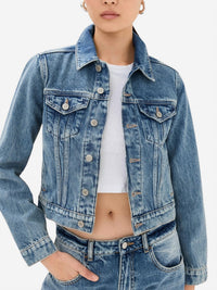 Good American - Shrunken Trucker Jacket
