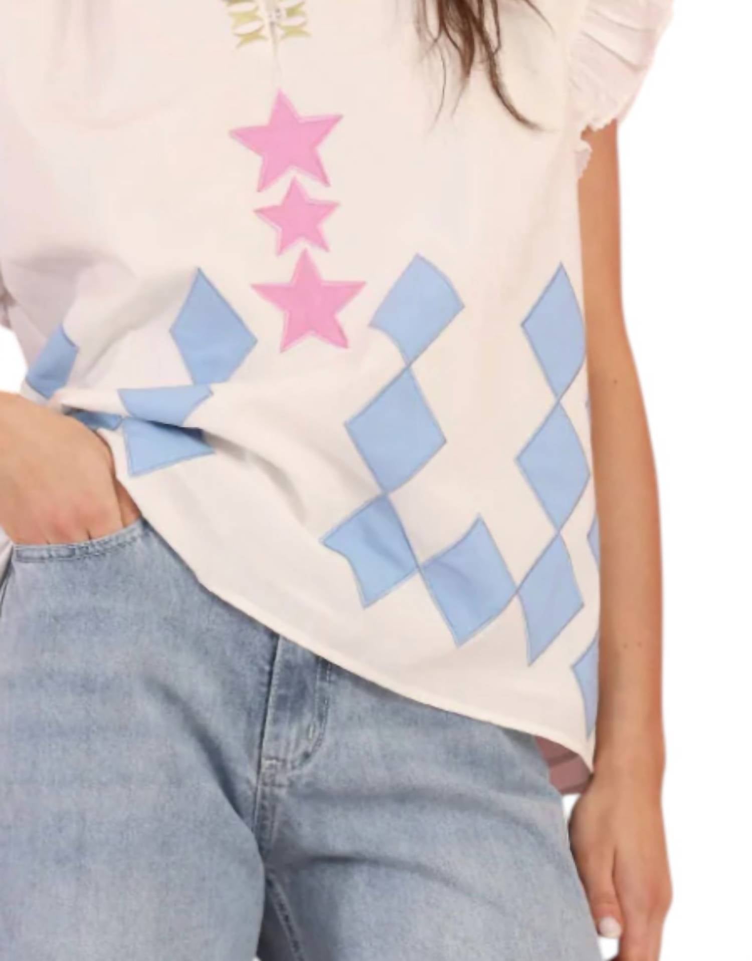 Vero Alfie - Carousel Blouse