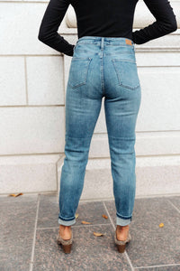 Judy Blue - High Waist Relaxed Fit Non Distressed Jeans