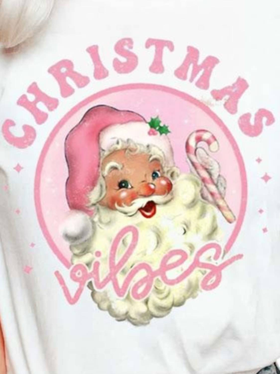 Distressed Vintage Couture - Vintage Santa Tee