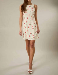 Sunday Edition - Cherry Printed Mini Dress