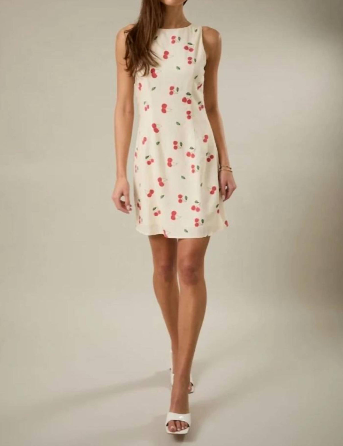 Sunday Edition - Cherry Printed Mini Dress