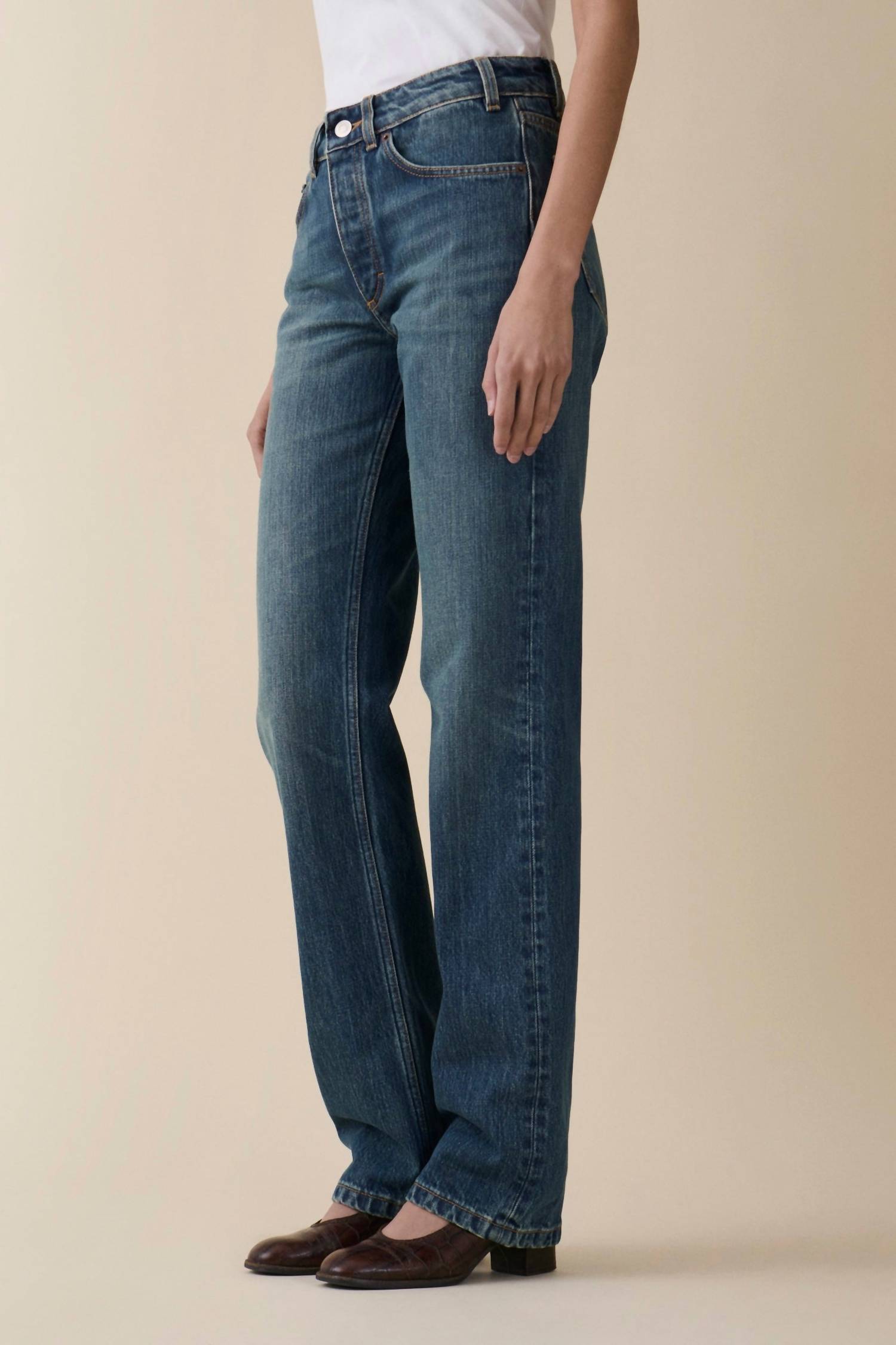 Jeanerica - Sisli Mid Rise Straight Leg Jeans