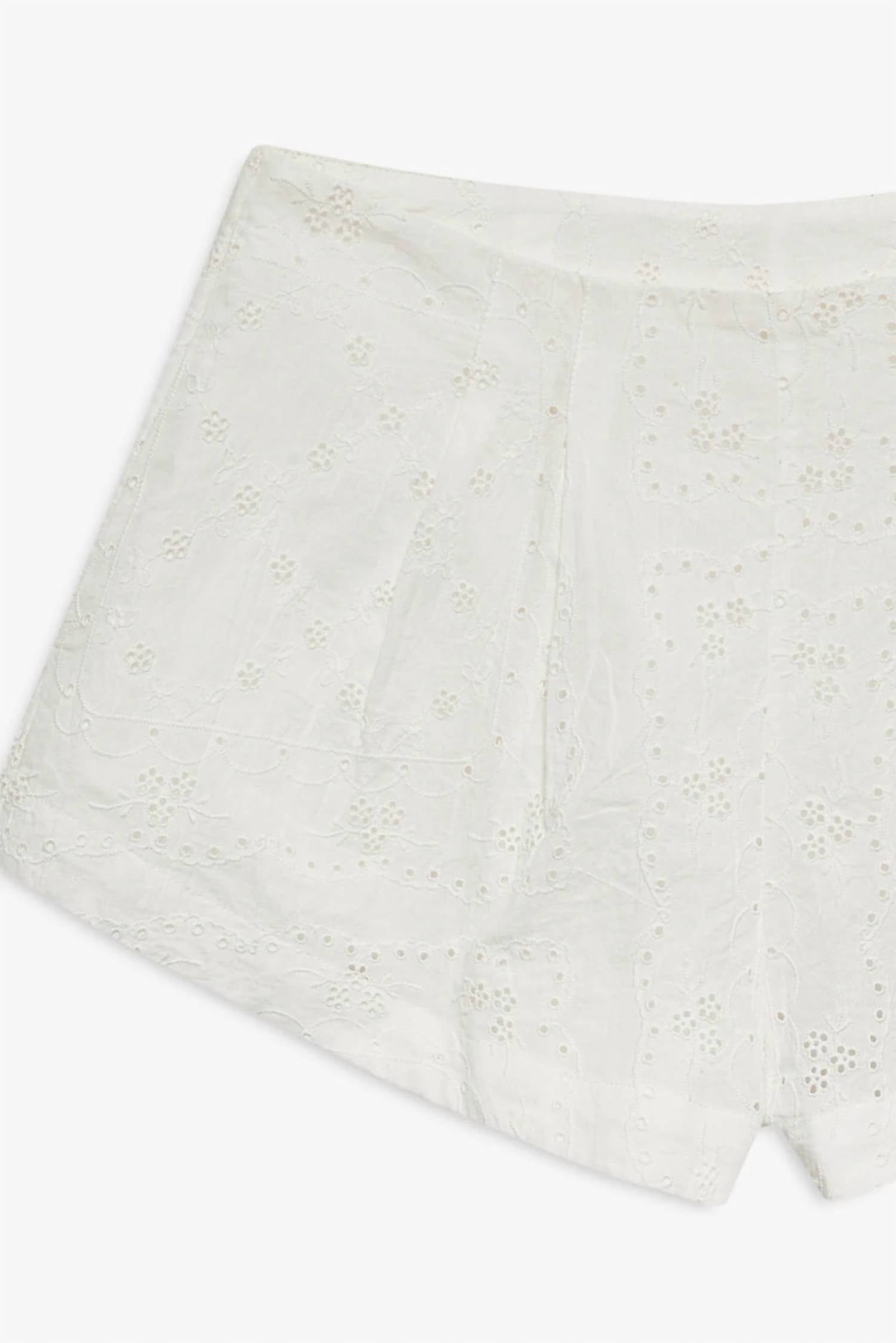 Lil Lemons By For Love And Lemons - Eyelet Mini Short