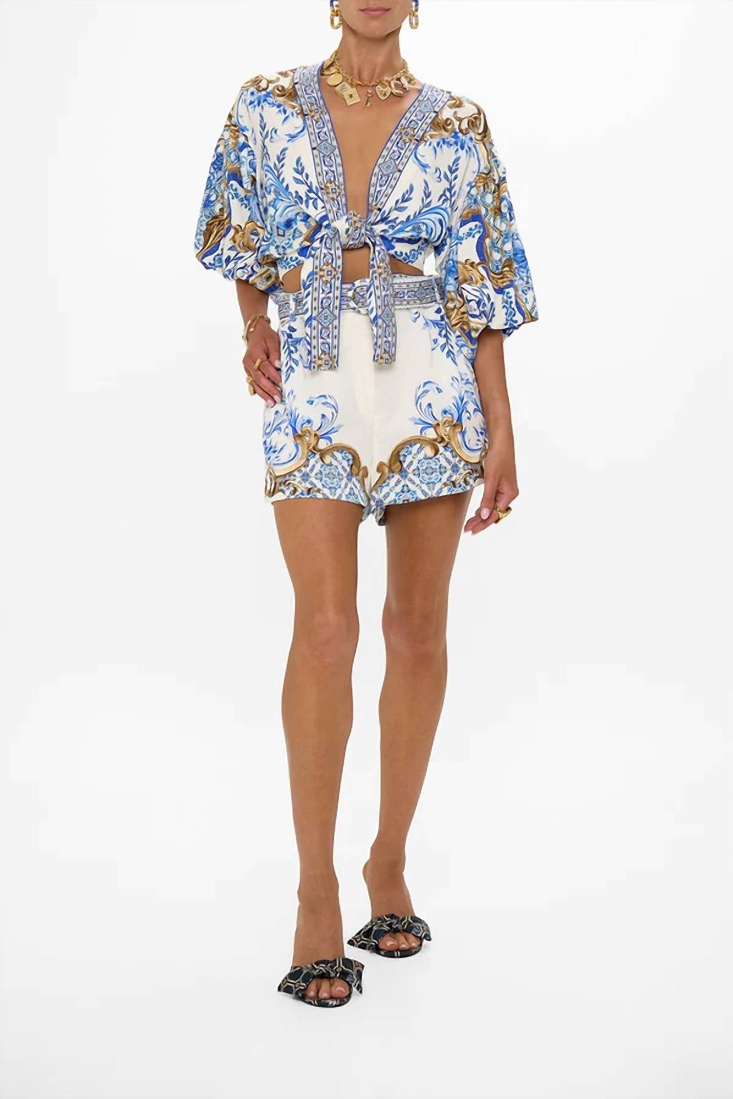 Camilla - Tuck Front Short