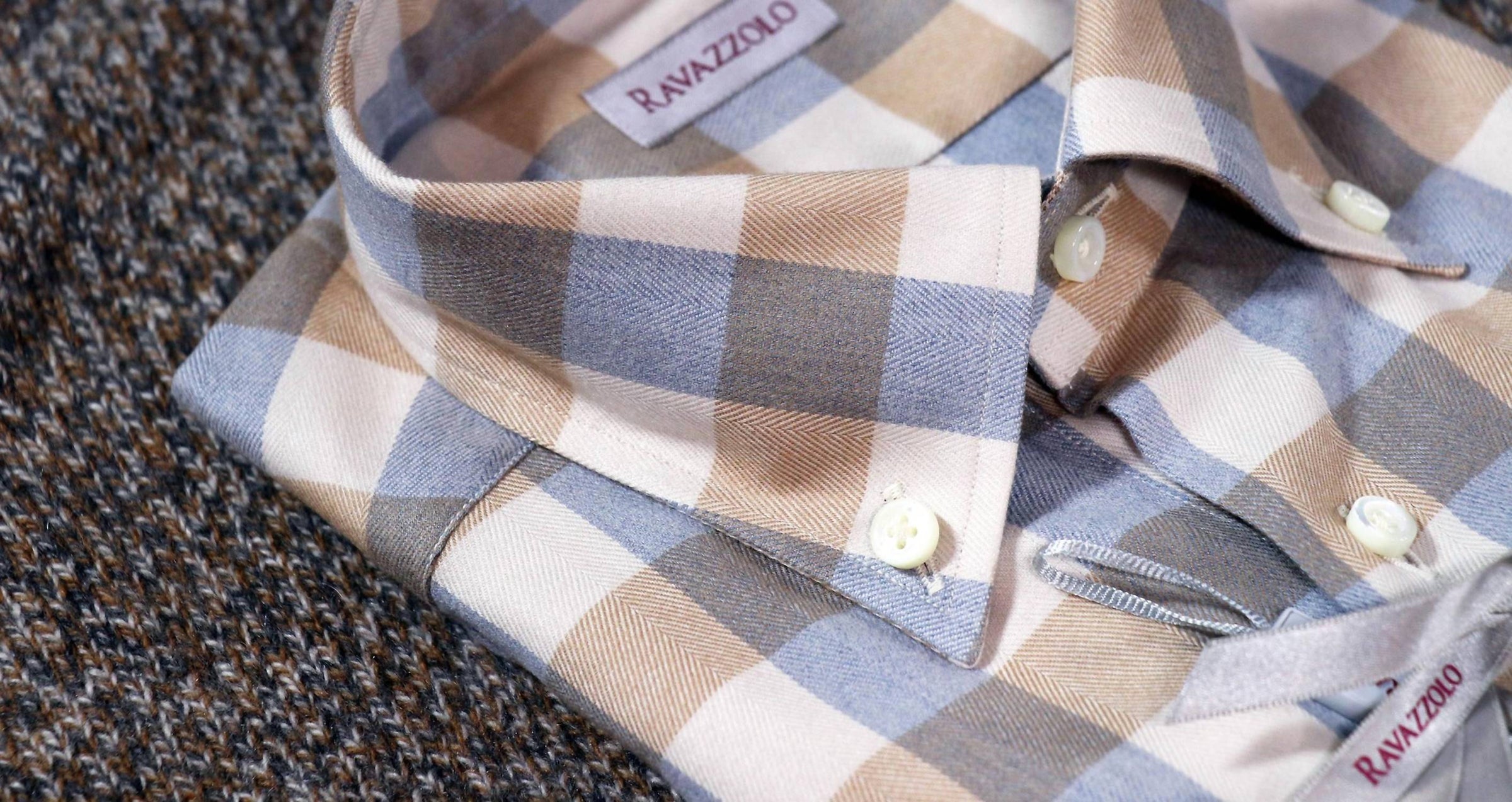 Ravazzolo - Men's Apres Ski Luxury Flannel Sport Shirt