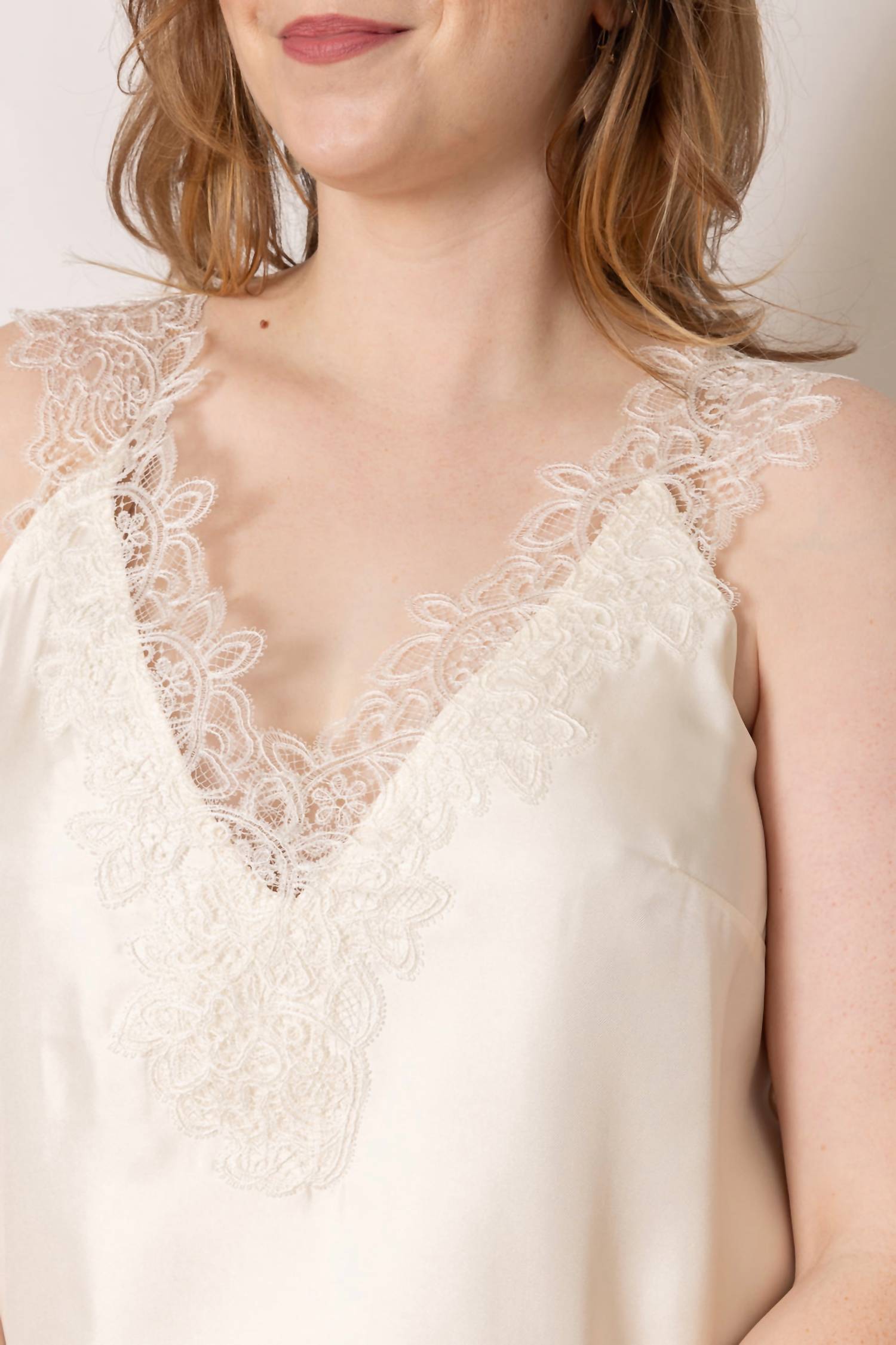 Rohe - V-neck Silk Lace Top