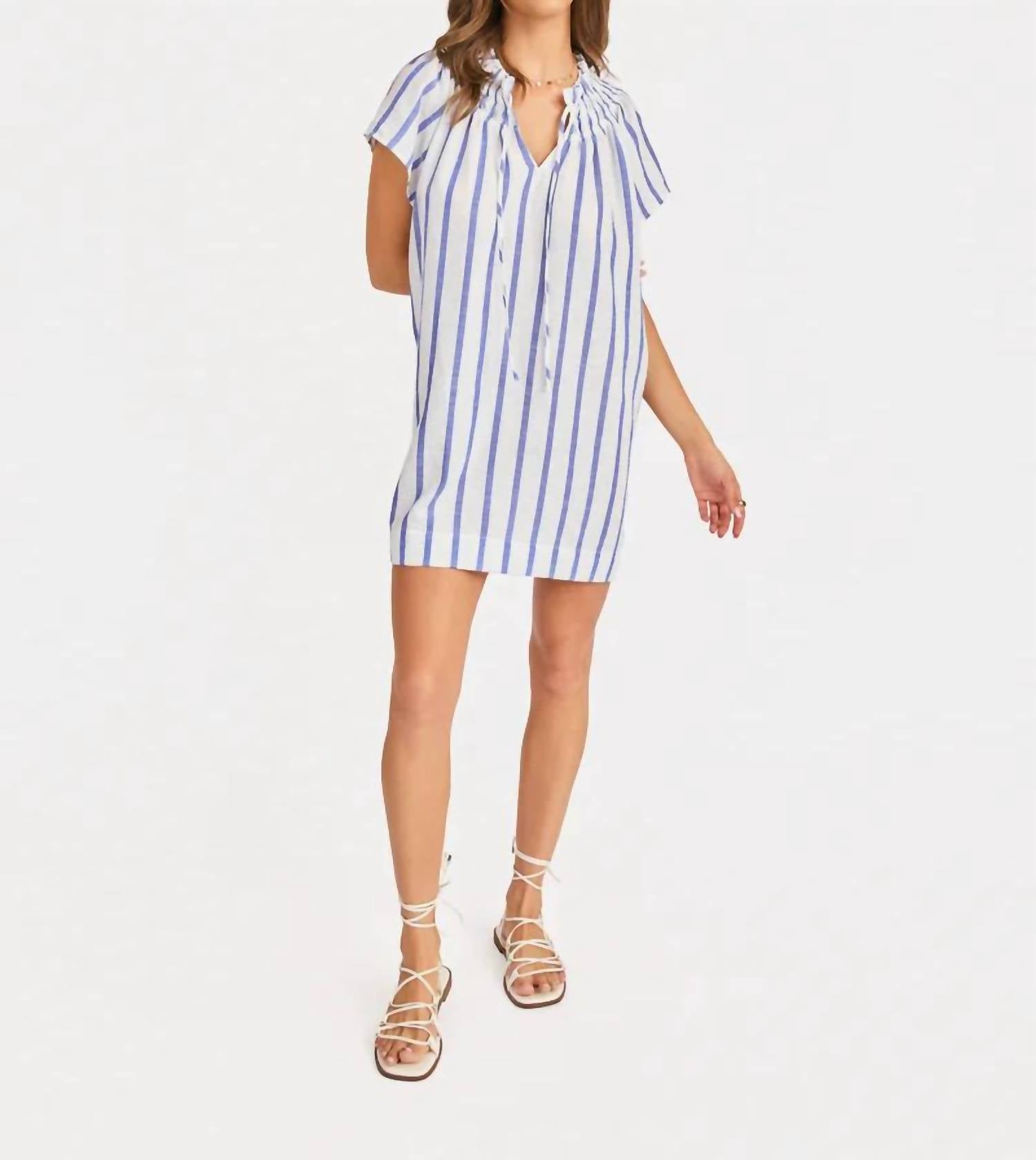 Sadie & Sage - Daytrip Striped Mini Dress