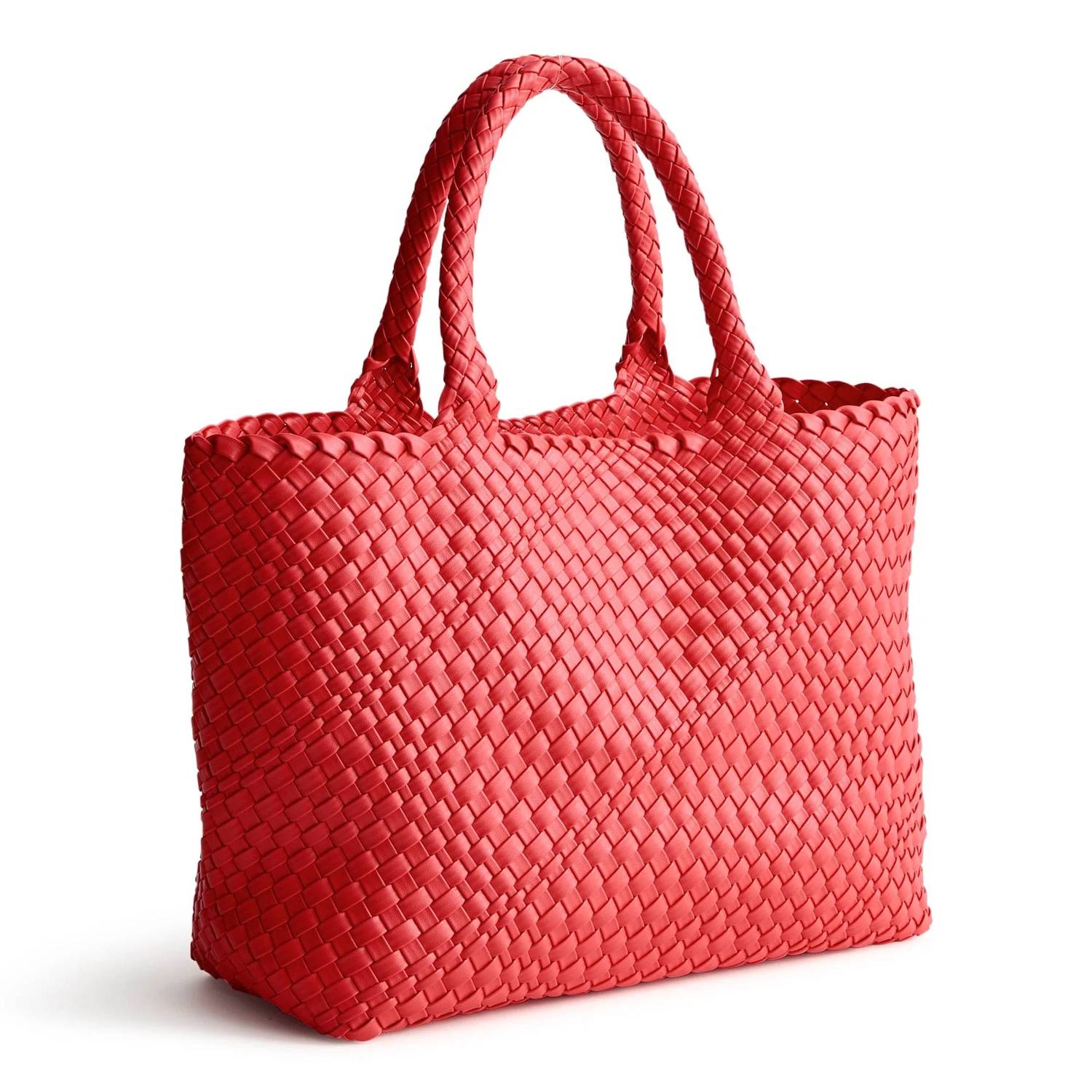 Vera Bradley Small Hathaway Tote Bag in cayenne - women's bag - detail view