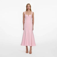 Self-Portrait - Crepe Midi Dress