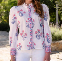 Pink City Prints - Primrose Blouse
