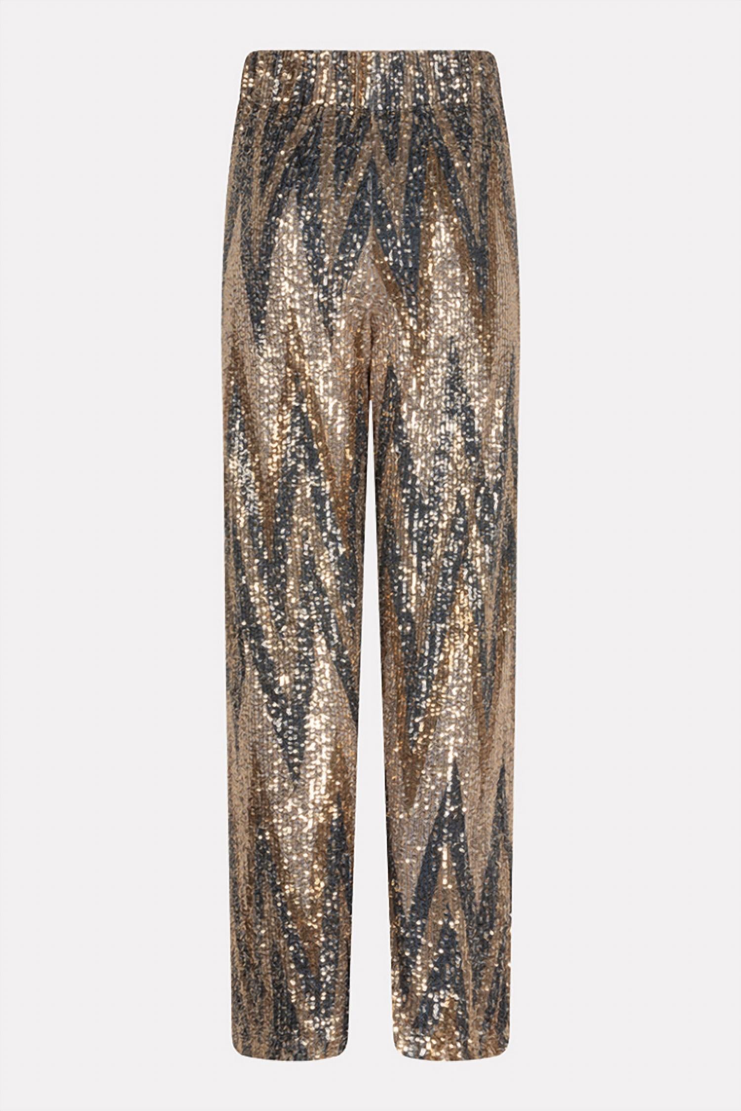 Esqualo - Zigzag Sequin Pants