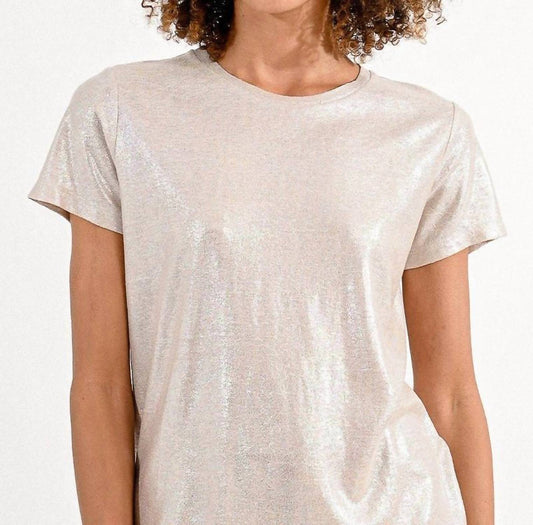 Molly Bracken - PEARLY CREWNECK TOP