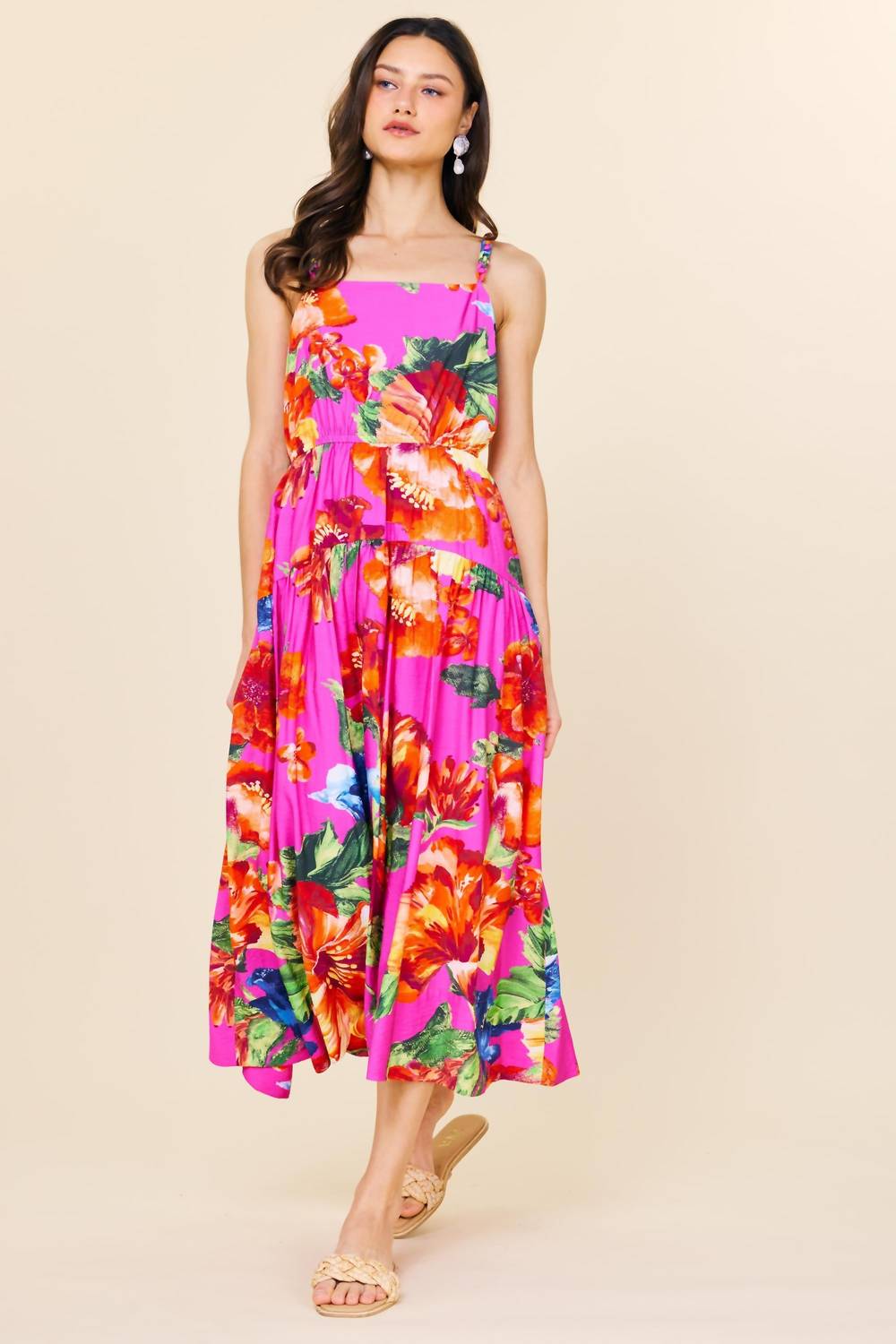 Skies Are Blue - Shyann Floral Maxi Dress