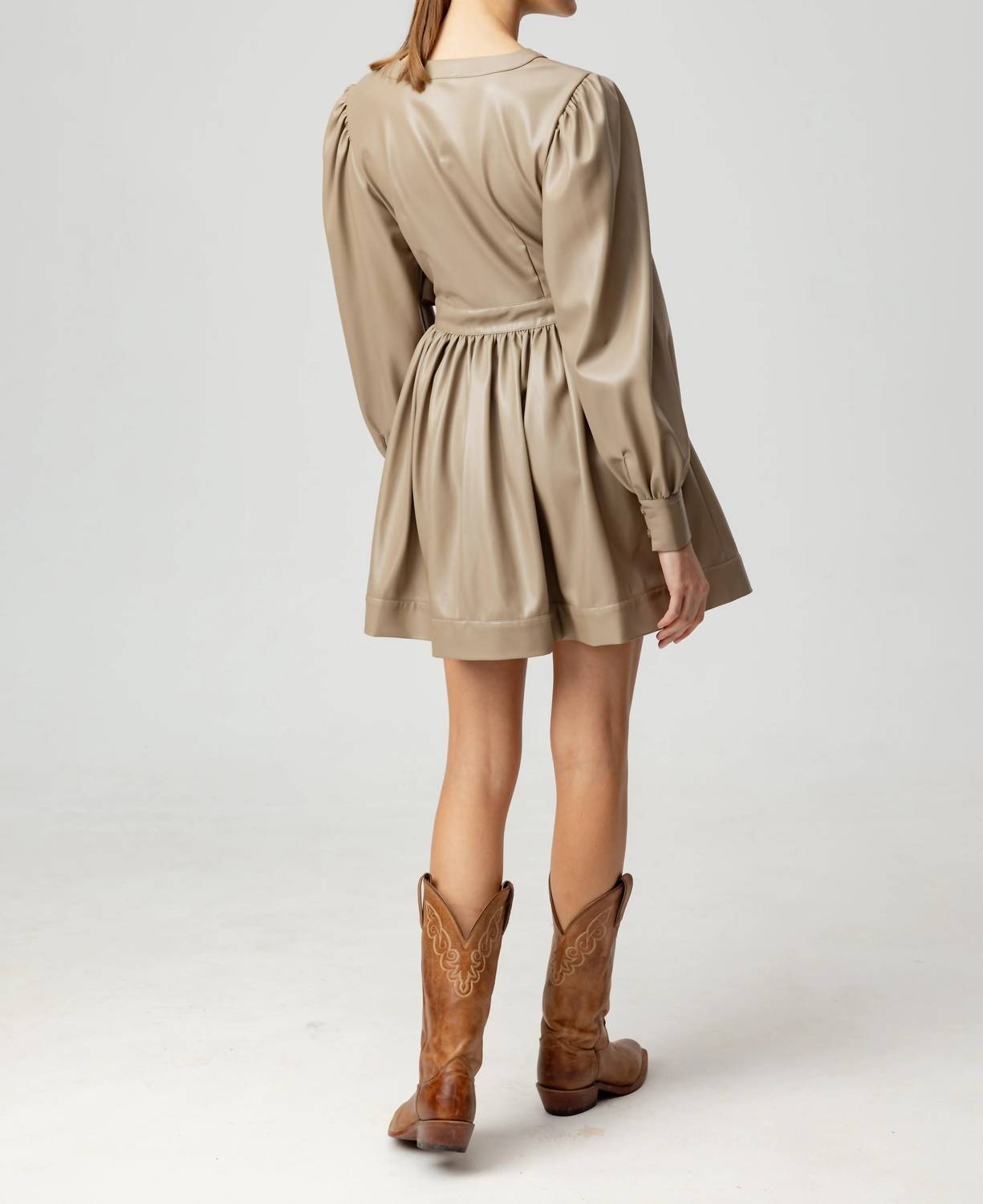 Sundays - Vegan Leather Flora Dress
