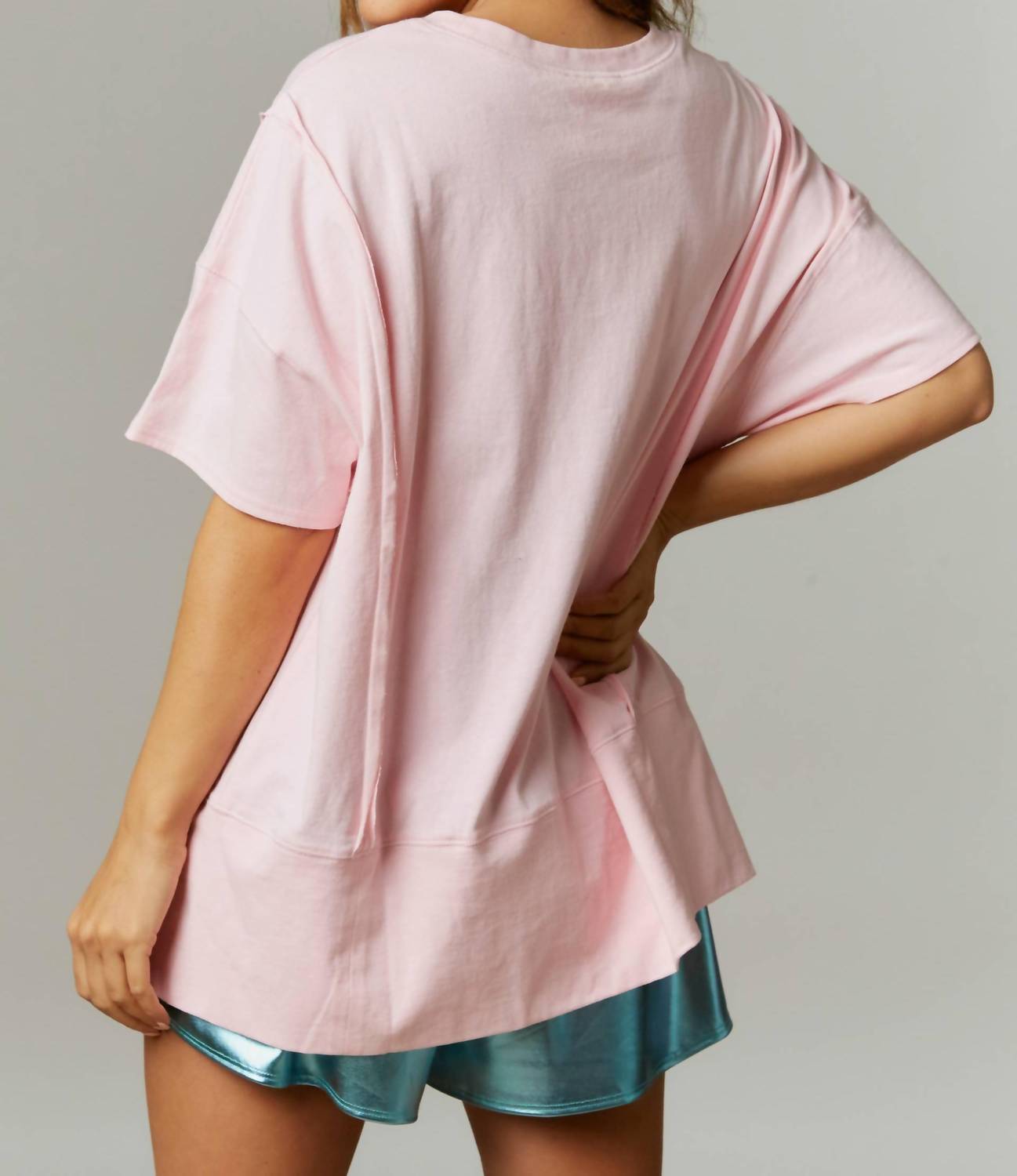 Fantastic Fawn - Let's Go Girls Disco Ball Sequin Tee