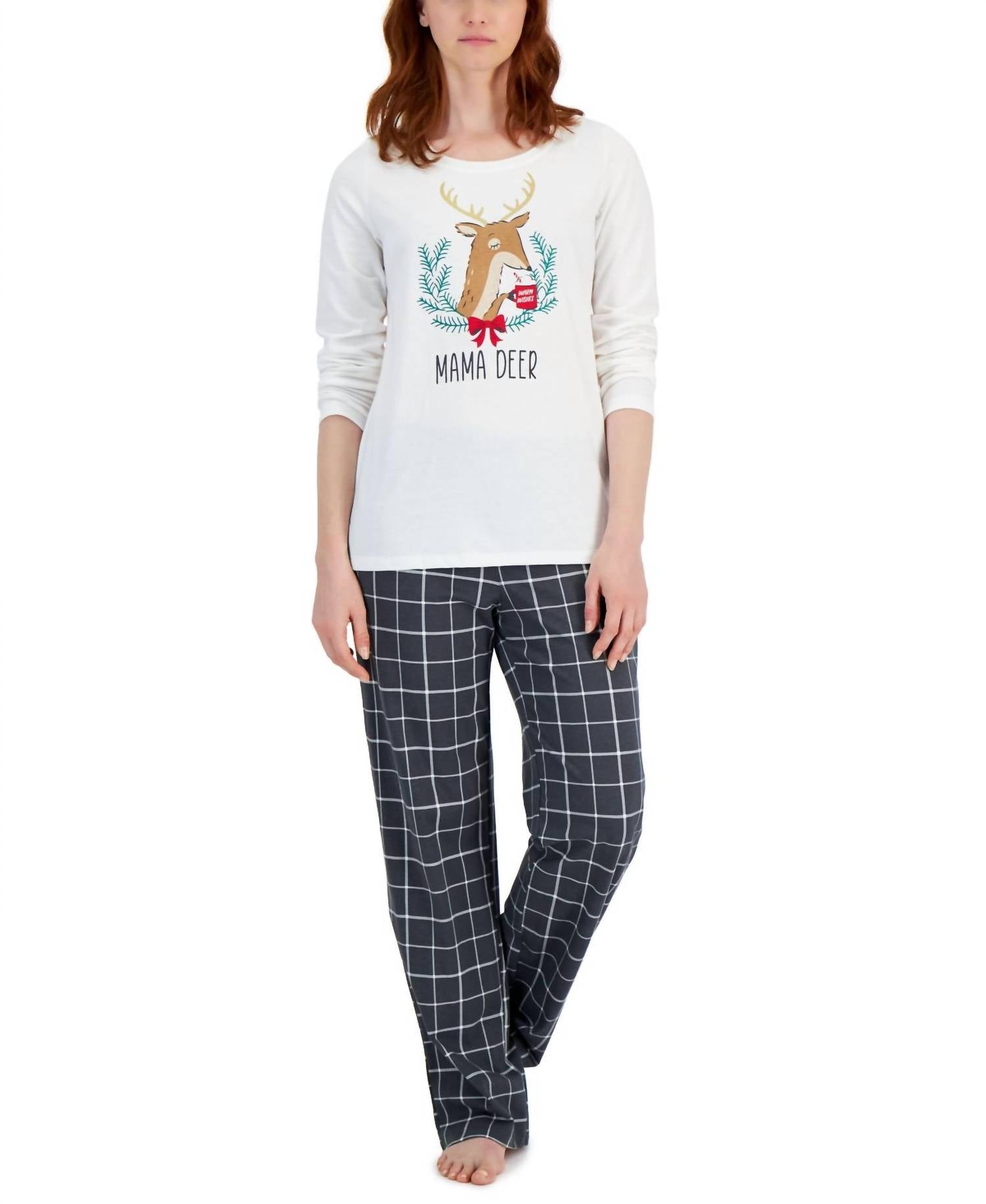 Family Pjs - Women's Matching Mama Deer Mix It Family Pajama Set