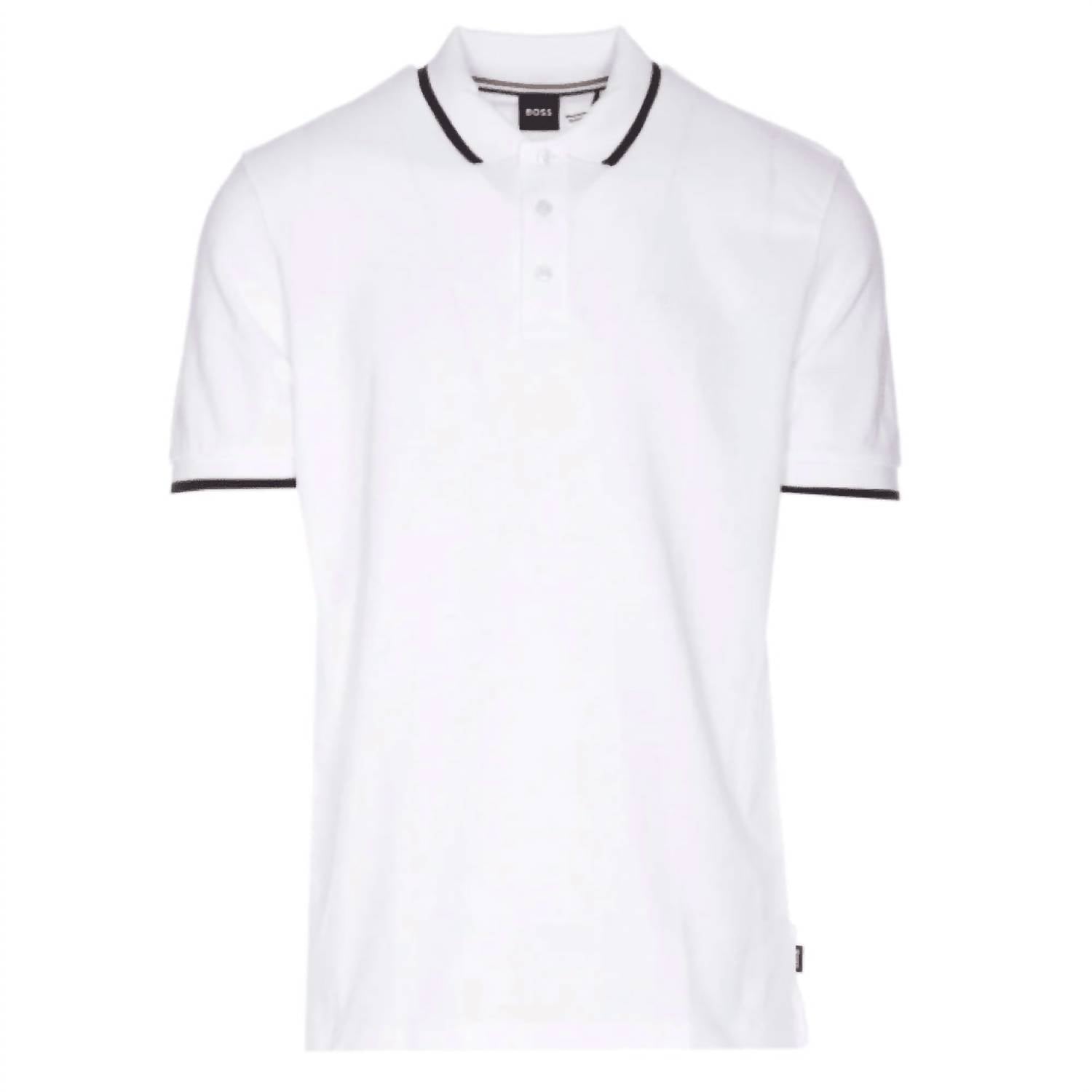 Hugo Boss - Parlay Polo Shirt Button-down Collated Short Sleeves
