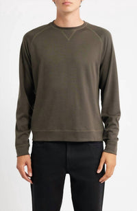 Scott Barber - Stretch Wool Blend Crewneck Top